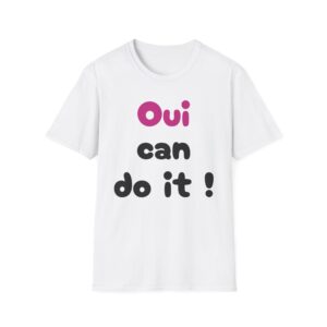 Tshirt Oui can do it White